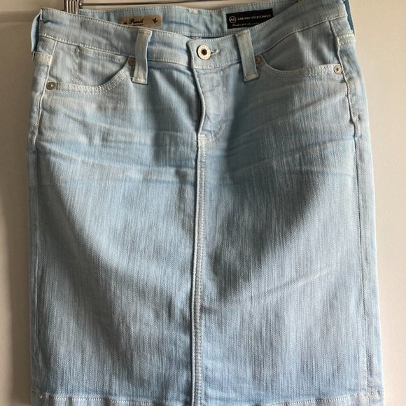 Adriano Goldschmied light blue denim skirt - Picture 2 of 3